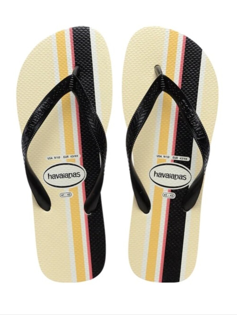 Havaianas Top Nauty Stripe Thongs in Beige